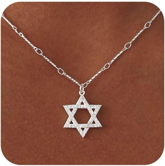 Women Dainty CZ Stackable Choker Jewelry | 14K Gold Plated set Minimalist Cubic Zirconia Simple Gift non tarnish women's Necklace Pendant waterproof Jewelry Stack