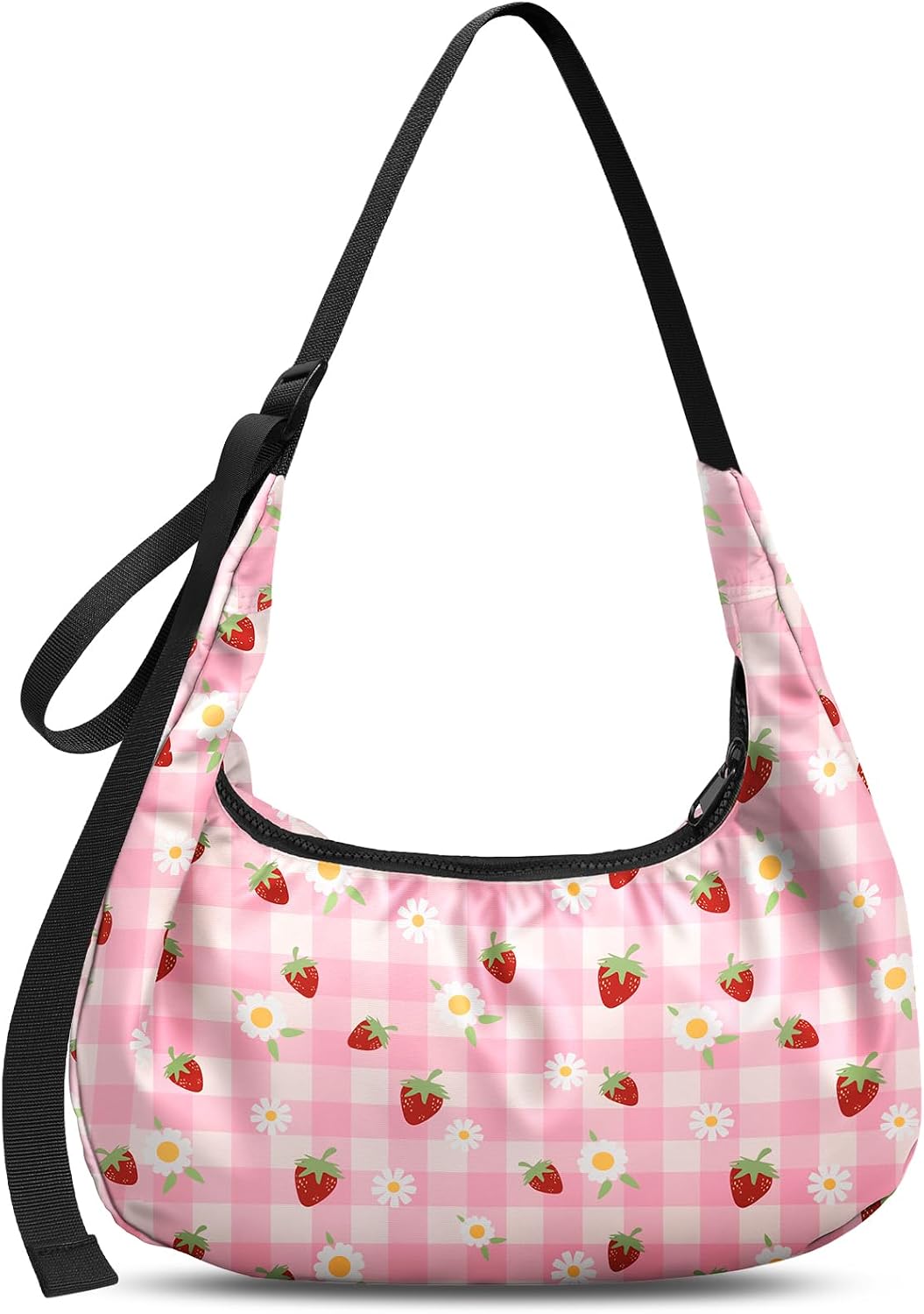 Waterproof Nylon. Adjustable Strap. Spacious and Stylish. Black Butterfly
