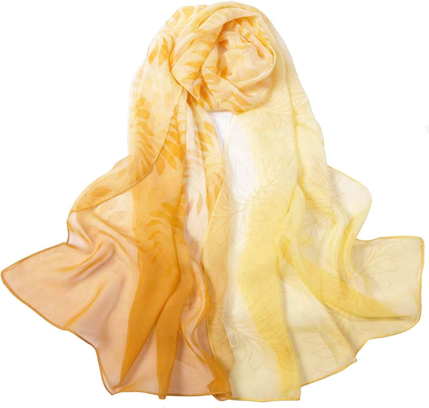 Women Lightweight Fashion Scarves Print Floral Pattern Scarf Shawl Wraps