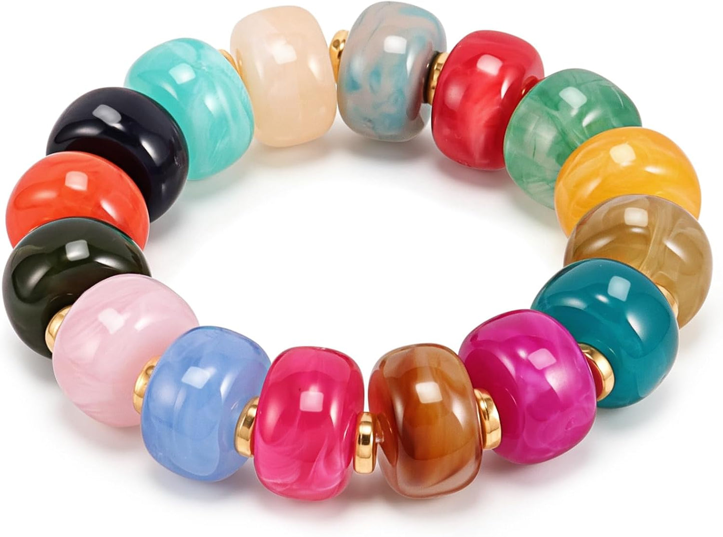 Women Stretchy | Colorful Boho Summer Beach Jewelry