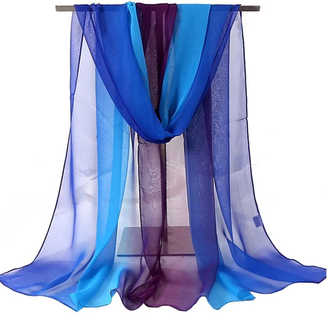 Women Lightweight Fashion Scarves Print Floral Pattern Scarf Shawl Wraps