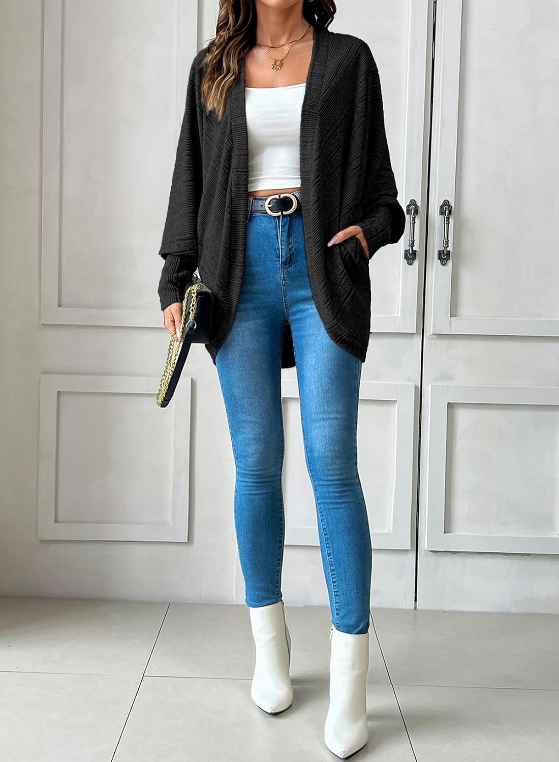 Womens Cardigan Sweaters Oversized Lightweight Sweater