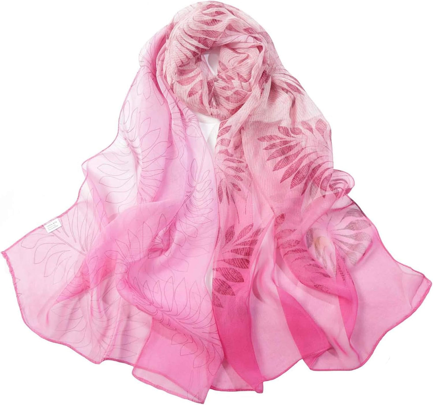 Women Lightweight Fashion Scarves Print Floral Pattern Scarf Shawl Wraps
