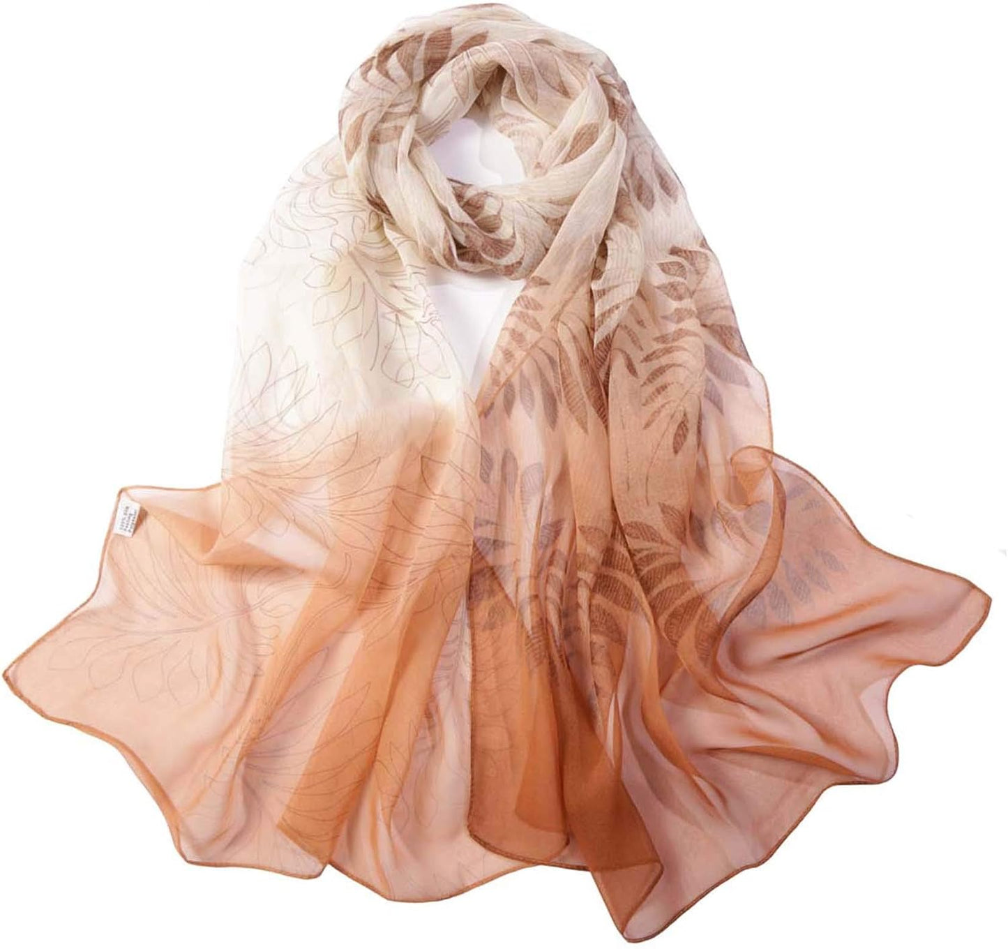 Women Lightweight Fashion Scarves Print Floral Pattern Scarf Shawl Wraps