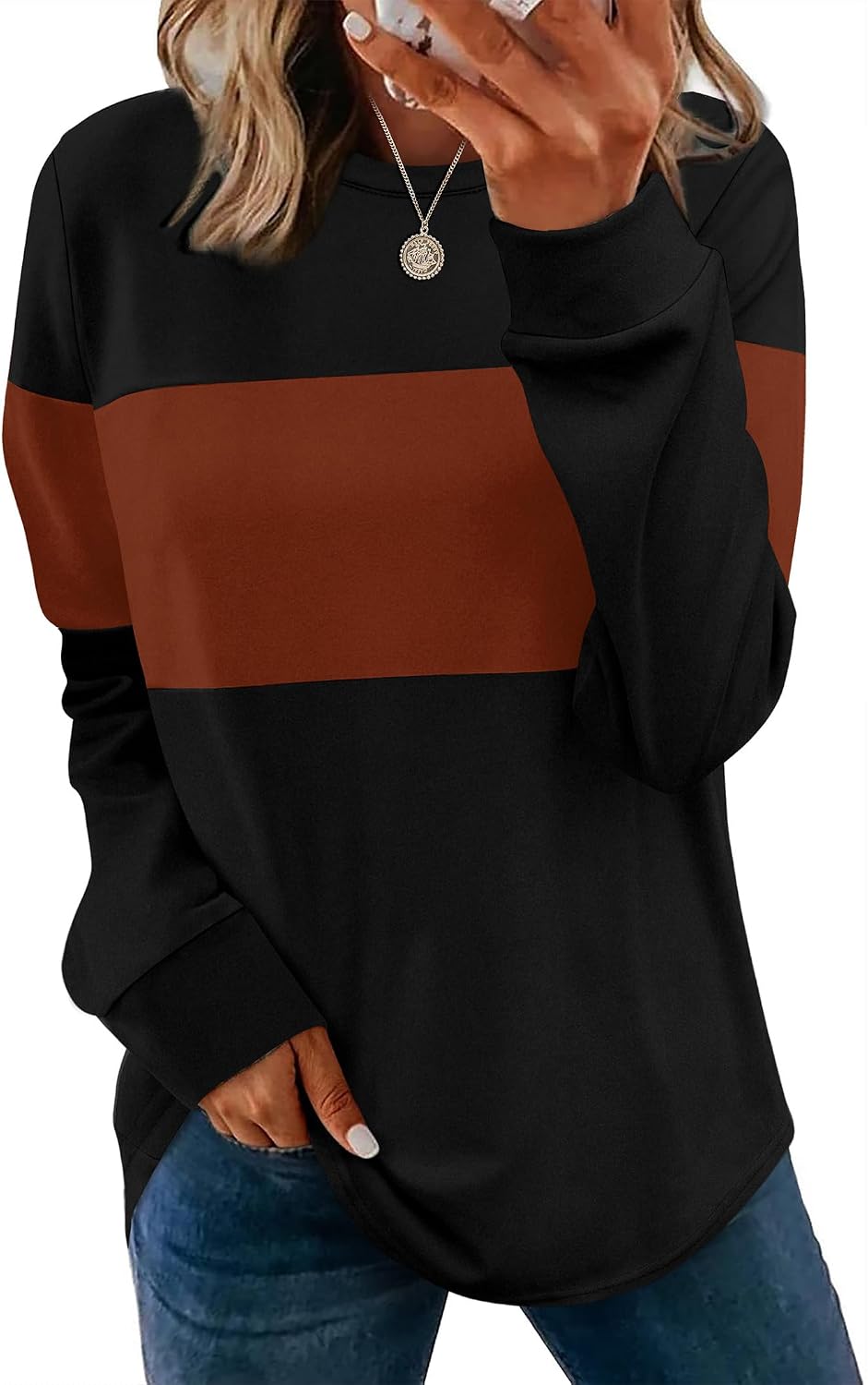 Early Fall Fashion Must Haves. Chocolate Brown. Animal Print Tops. Plus Size Blouses. Soft Sweaters. Lightweight Sweatshirt