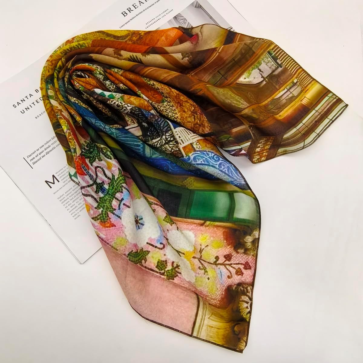 Soft Material. Lightweight Bandana Scarf for Women Man Boy Girl