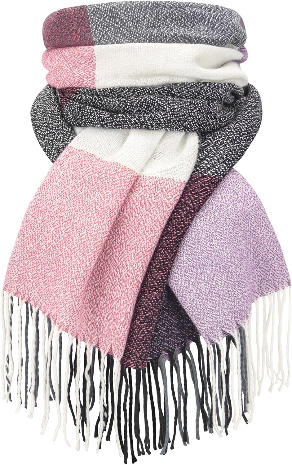 Women Long Plaid Scarves Ladies Gifts | Warm Cashmere-Like Softness. Chic Plaid Design. Versatile Wrap Shawl. Oversized Blanket Scarf.