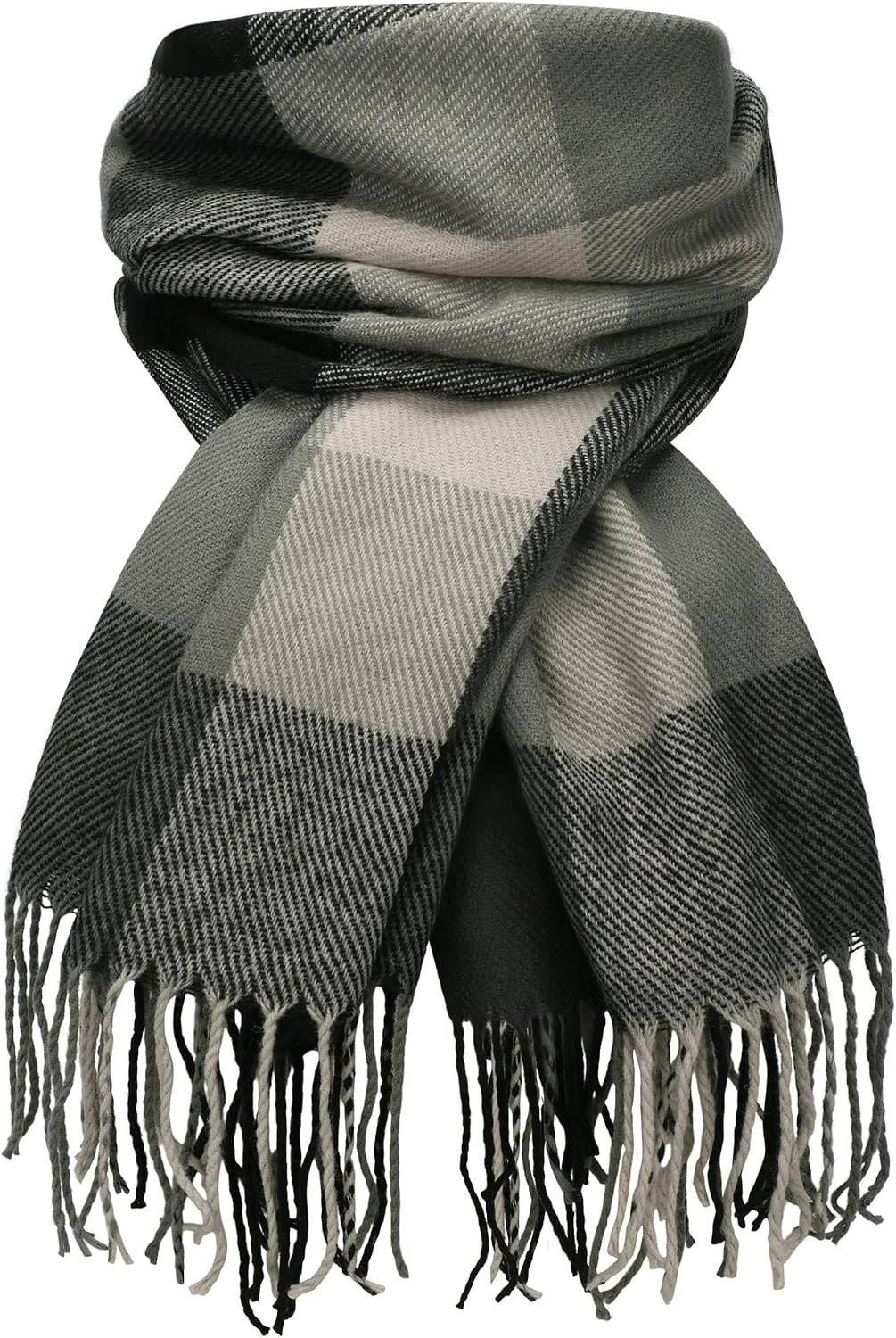 Women Long Plaid Scarves Ladies Gifts | Warm Cashmere-Like Softness. Chic Plaid Design. Versatile Wrap Shawl. Oversized Blanket Scarf.