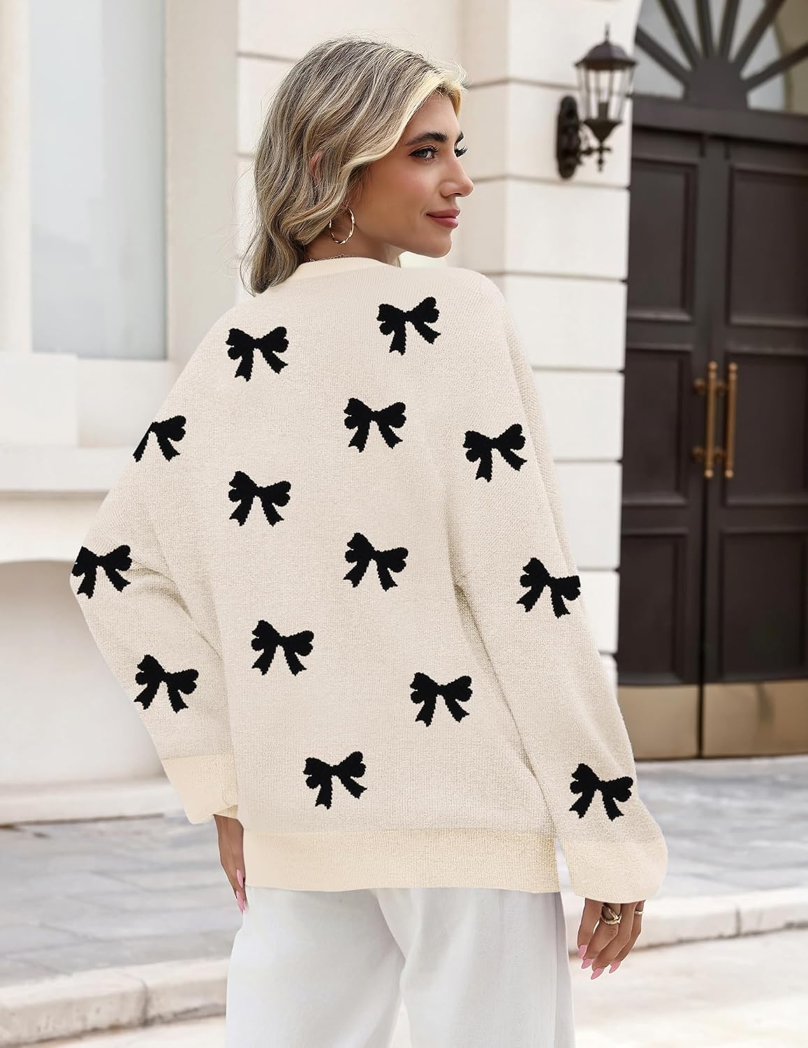 2026 Knit Sweatshirt | Womens Long Sleeve Plus Size Sweaters. Cute Knit Clothes.