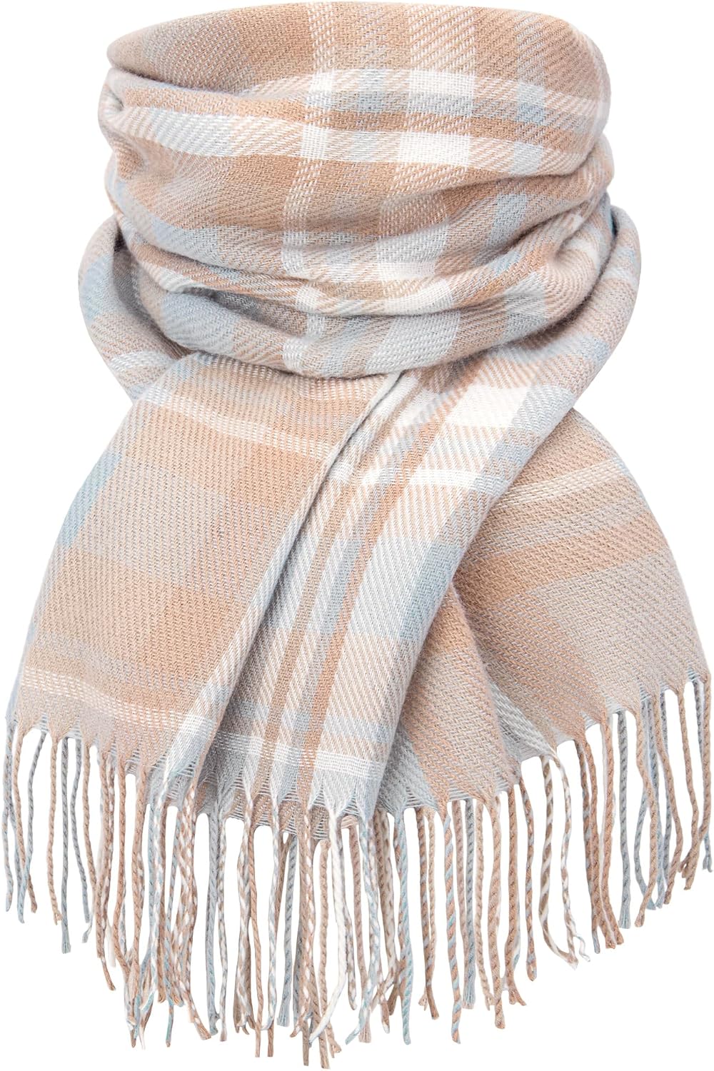 Women Long Plaid Scarves Ladies Gifts | Warm Cashmere-Like Softness. Chic Plaid Design. Versatile Wrap Shawl. Oversized Blanket Scarf.